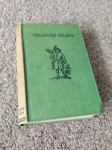 Treasure Island Vintage Book By Robert Louis Stevenson - Picture 1 of 7