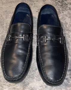 Cole Haan Somerset link Bit II men’s Black Loafers Driving Shoes Size 10 - Picture 1 of 13