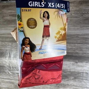Costume Disney Moana 2 Classic Avventura Bambina Bambini Taglia:4/5 XS Halloween - Foto 1 di 8