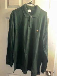 Camisa Polo Brooks Brothers 346 Verde Manga Larga Para Hombre XL Calce Original Algodón - Imagen 1 de 3