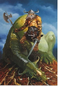 COLOSSAL CARDS #40 The LAST HUNT by MIKE PLOOG - FPG 1995 - Bild 1 von 3