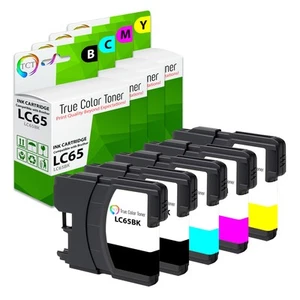 5Pk TCT LC-65 BCMY Compatible for Brother MFC5890CN 5895CW Ink Cartridge - Picture 1 of 6
