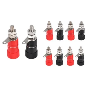 (R) 10 Pcs 3.8mm fil 4mm Fiche banane douille Liaison remplacement de potea6986 - Imagen 1 de 7