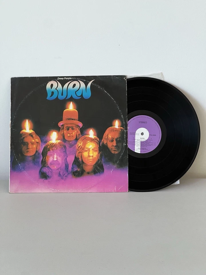 Deep Purple Burn Vintage Vinyl Record LP 12” First Australian Press 1974 EMI - Image 1 of 4