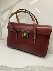 PRECIOSO BOLSO DE MANO DE CUERO VINTAGE DE ETIENNE AIGNER. - Imagen 1 de 21