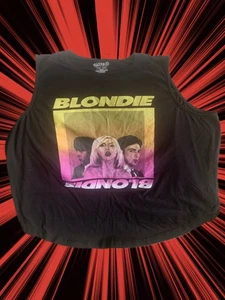 Top smanicato donna biondo usato taglia XXL classico musica rock stile comfort - Foto 1 di 9