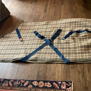 Top Quality Genuine Heavyweight Baker 5/A Curvon Horse Stable Blanket SIZE 75” - Picture 1 of 4