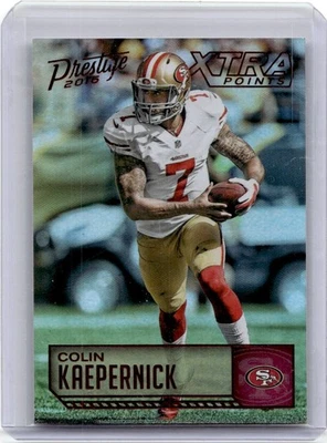 2016 PANINI PRESTIGE XTRA POINTS - RED COLIN KAEPERNICK SAN FRANCISCO 49ERS #166 - Image 1 of 2