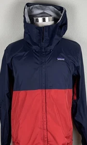 Patagonia Men's Torrentshell H2NO 3L Rain Jacket Navy Blue Red Large - Picture 1 of 10