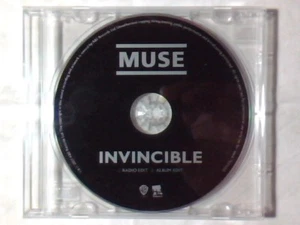 MUSE Invincible cd singolo PR0MO 2 TRACKS - Foto 1 di 1