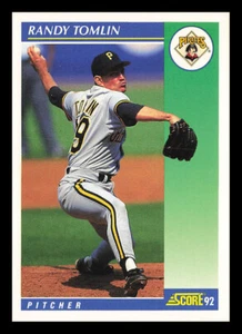 Randy Tomlin #86 1992 Score Pittsburgh Pirates - Picture 1 of 2