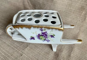 Mattone di fiori vintage ""Norcrest Sweet Violet"" stile ""Carriola ruota - Foto 1 di 8