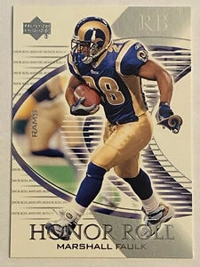 Rollo de honor de cubierta superior 2003 #112 Marshall Faulk St Louis Rams  - Imagen 1 de 2