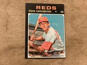 1971 O-Pee-Chee #14 Dave Concepcion (RC) Rookie Card Cincinnatti Reds - Near Min - Foto 1 di 2