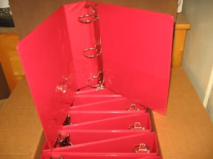 LIQUIDATION SALE- 12 Red Clearview Binders 3 Ring, 2" capacity, Standard Size - Picture 1 of 4