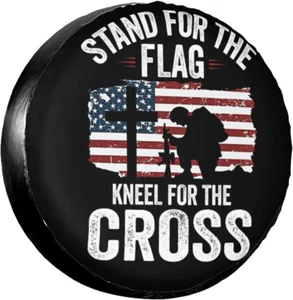 Tire Cover American Flag Potable Dirt Protector Wheel Spare Tire Covers, Trailer - Picture 1 of 12