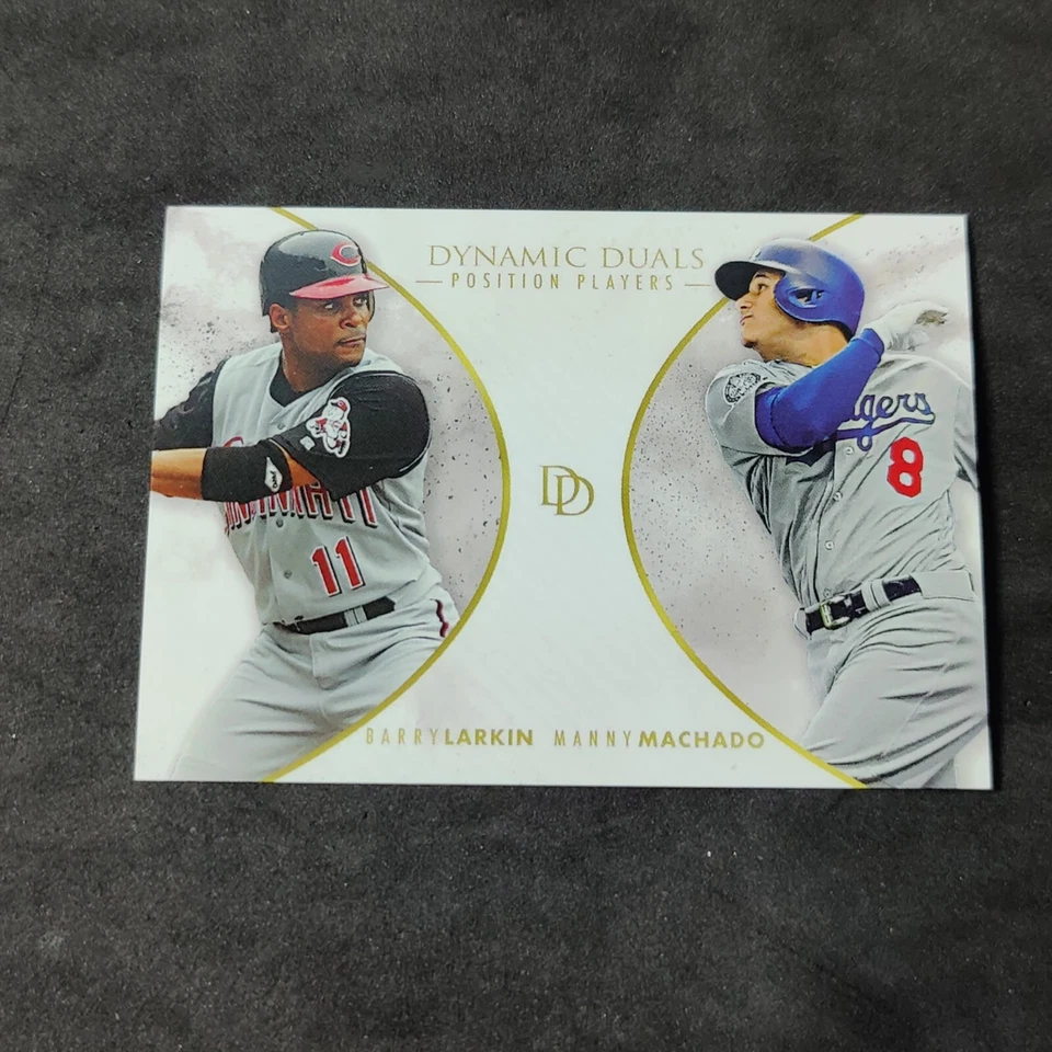Manny Machado / Barry Larkin 2018 Topps On Demand Dynamic Duals #PP1 - SP /700 - Image 1 of 1