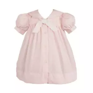 Petit Ami Pink Nautical Sailor Dress with Bloomers 3 6 9 Months - Picture 1 of 1