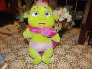 Manta Universal Studios Shrek 4-D Felicia Baby Ogro Peluche Rosa Verde - Imagen 1 de 4