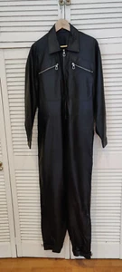 DodoBar Or Black Leather Jumpsuit FR46 - Picture 1 of 7