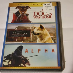 Alpha  / Dog's Way Home / Hachi: Dog's Tale DVD NEW Sealed  - Picture 1 of 3
