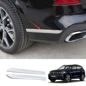 Cubierta divisoria de barbilla parachoques trasero plateada para BMW X5 G05 2019-2023 - Imagen 1 de 7