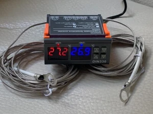 Cylinder Head Temperature Gauge CHT sensor 10mm buzzer engine Watchdog Alarm C°F - Picture 1 of 4