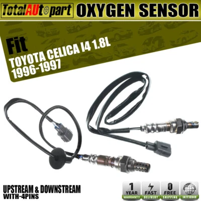 2x O2 Oxygen Sensors for Toyota Celica 1996-1997 Upstream & Downstream 250-22008 - Image 1 of 4