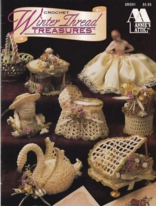 Annie's Attic Pattern Leaflet Crochet Winter Thread Treasures 8B081 - Picture 1 of 2