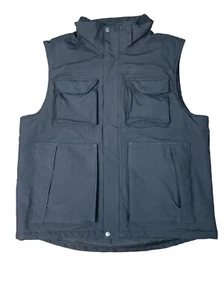 Duluth Trading Co Mens Whaleback Vest Size XL  Black Cargo Pockets Insulated NWT - Picture 1 of 8