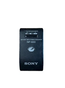 Genuine Original SONY NP-60D Li-ion Battery Pack With Indicator - Picture 1 of 2