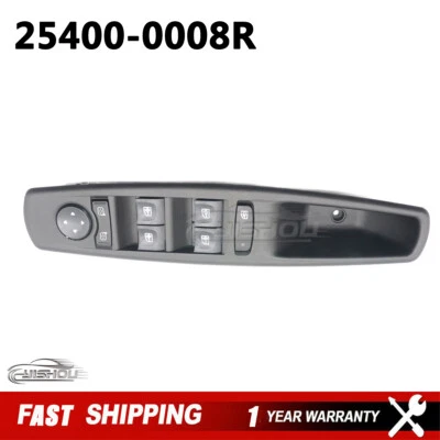 Interruptor de ventana principal del lado del conductor para Renault Fluence L30 2010-2014 25400-0008R Foto 1 de 4