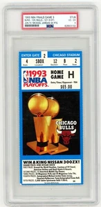 1993 NBA FINALS BULLS VS SUNS MICHAEL JORDAN 44 PUNKTE PSA 4 TICKET STUB SPIEL 3 - Bild 1 von 2