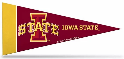 Iowa State Felt Mini Pennants, 4" x 9" - Licensed by Rico - Made In USA Cover