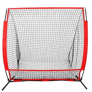 5 x 5' Practice Hitting Pitching Batting Baseball Softball Net Catching W/ Bag - Picture 1 of 7