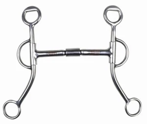 Snaffle Bit Shanks Billy Allen HKM Western Texas Edelstahl 11,5-14,5 cm - Bild 1 von 1