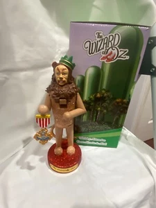 The Wizard Of Oz Nutcracker Cowardly Lion 10” Adler - Picture 1 of 6