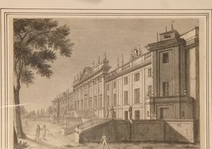 INCISIONE INIZIO 800 XIX PALAZZO MALVEZZI BAGNAROLA ROSASPINA VENTUROLI FERRI - Imagen 1 de 4