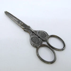 CORONATION SEWING SCISSORS King Edward VII Queen Alexandra Solingen P.G Souvenir - Picture 1 of 9