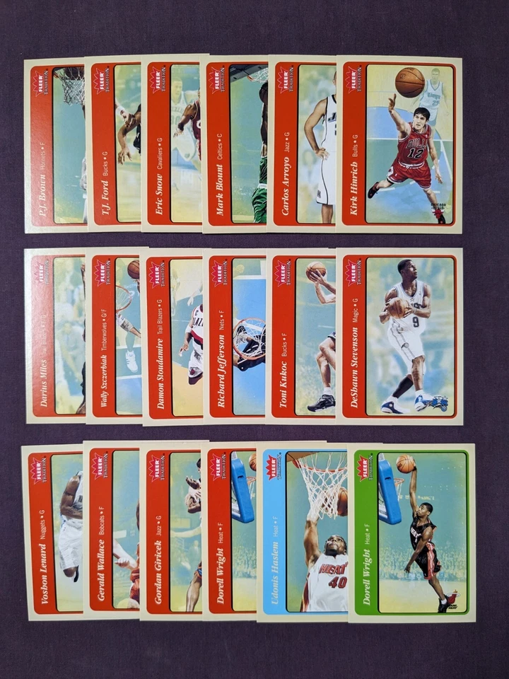 Baloncesto Fleer Tradition 2004-05 - - - Elige una tarjeta - - - Completa un conjunto Foto 1 de 1