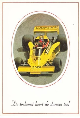 1977 Emerson Fittipaldi Copersucar Ford German Formula 1 postcard Cover