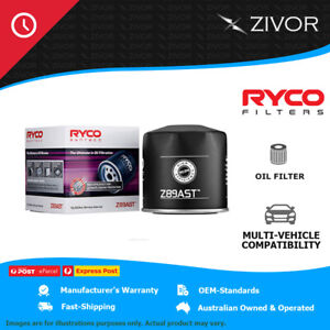 New RYCO Syntec Oil Filter Spin On For VOLVO 245 2.1L B21E Z89AST