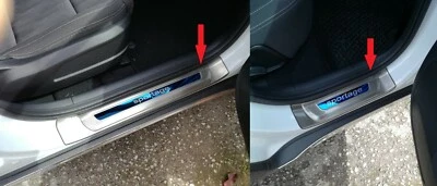 Protezione soglia sottoporta set battitacco acciaio per Kia Sportage dal 2016  - Immagine 1 di 2