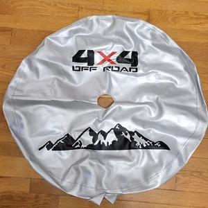 Spare Tire Wheel Cover 4x4 Off Road Mountains for SUV Truck camera hole 30 Inch - Picture 1 of 3