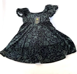 Wicked Elphaba Dark Green Dress by Paul Tazewell- Girls Size XL 14 - NEW - Picture 1 of 4