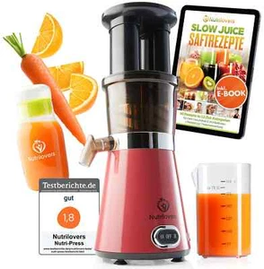 NUTRI-PRESS Slow Juicer für Einsteiger | BPA-Frei (Pink) - Bild 1 von 12