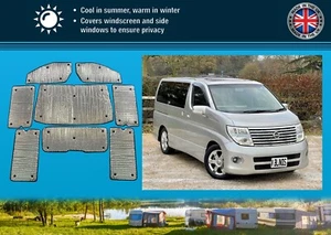 Thermojalousien für Nissan Elgrand E51 02-10 Wohnmobil Komplettset - Bild 1 von 25