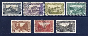 BOSNIA ED ERZEGOVINA 1906 Set di parti pittoriche da SG 186A a SG 192A VFU - Foto 1 di 2