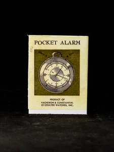 Jaeger-LeCoultre / LeCoultre Pocket Memovox alarm Instruction flyer Nachdruck - Bild 1 von 3