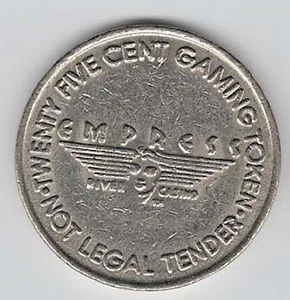 Empress River Casino - Joliet, Illinois 25 Cent - Gaming Slot Token - Rare - Picture 1 of 2